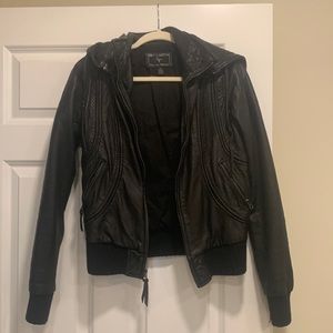Aqua Leather Jacket